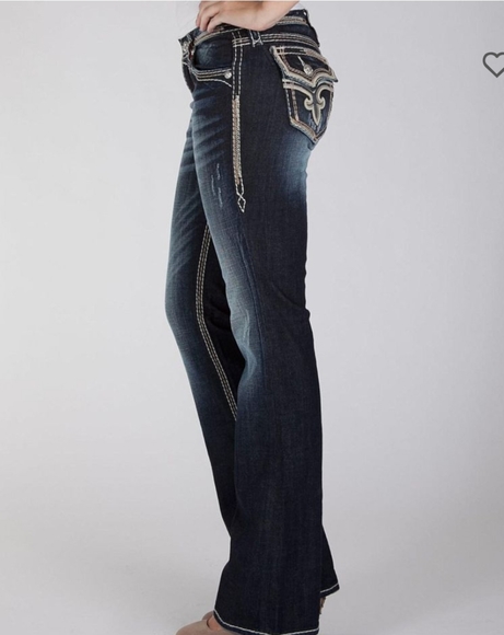Rock Revival Kai Easy Boot Stretch Jean MSRP $168 - Picture 2 of 12